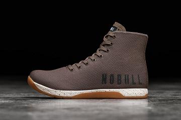 Brown Nobull High-Top Chestnut Men's Trainers | CA L1435I